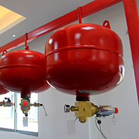 电磁型悬挂式七氟丙烷灭火系统装